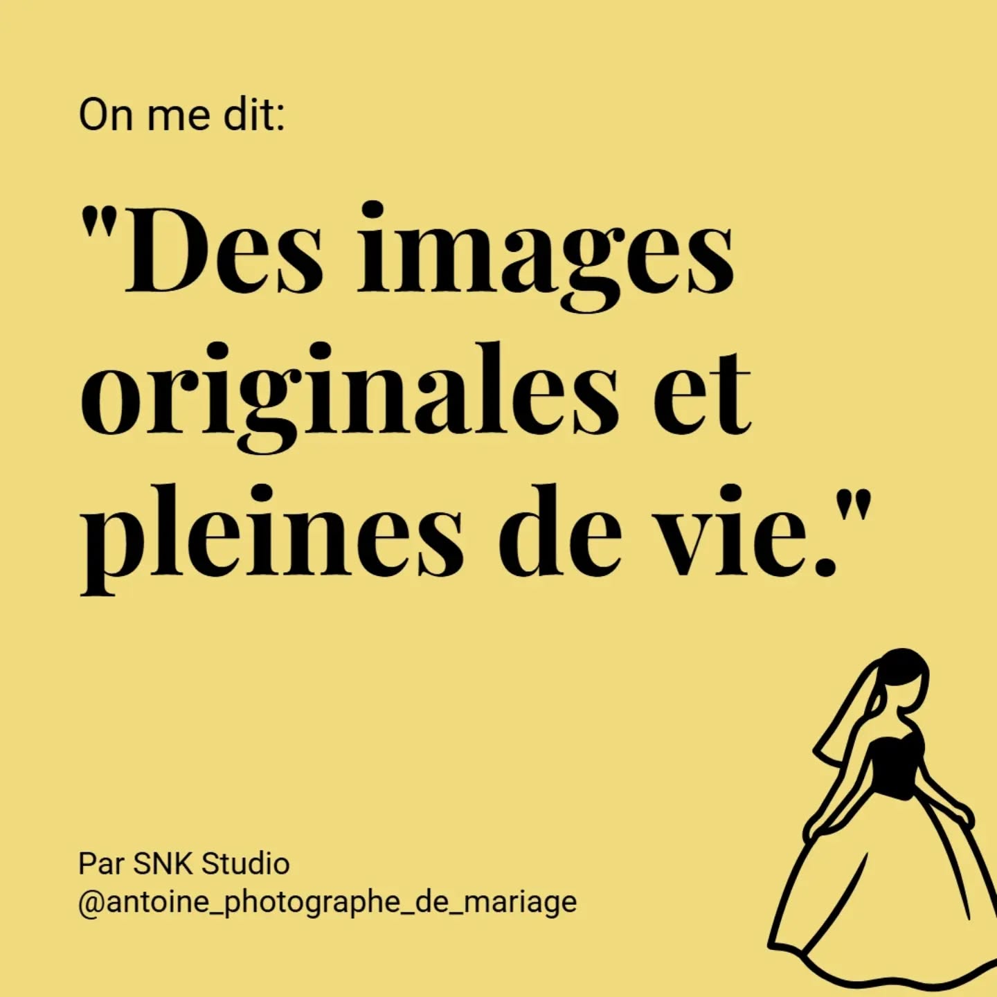 ✨ "Des images originales et pleines de vie" 💬
C’est exactement ce que j’aime créer pour mes mariés :
des photos qui sortent du classique, qui bougent, qui rient, qui vivent. 🥰
Avec SNK Studio, pas de reportage figé : je cherche les regards complices, les fous rires, les petits moments volés qui rendent votre mariage unique.
Chaque image est pensée pour raconter votre histoire, avec votre énergie, votre personnalité, votre folie douce.
💍 Vous préparez votre mariage ?
Si vous rêvez de photos naturelles, modernes et pleines de vie, je serai ravi d’être à vos côtés pour capturer tout ça.
👉 À découvrir sur mon site : snkstudio.fr
#photographemariage #mariage2025 #mariage2026 #photosdemariage #weddingphotographer #mariageauthentique #snkstudio #photographiemariage #souvenirsdemariage #imagesvivantes